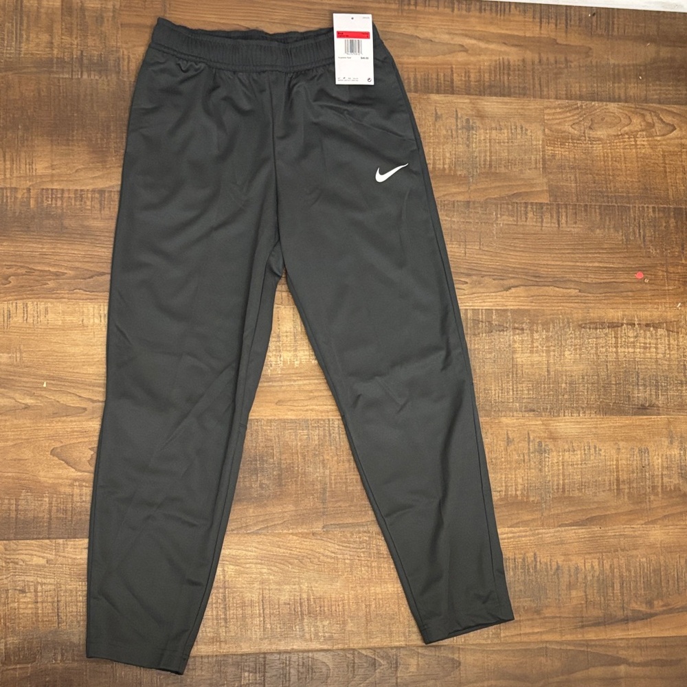 Nike Kids Charcoal track pants NWT dri-fit